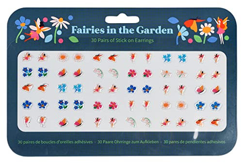 Fairies In The Garden Ohrringe zum Aufkleben, S, Kunststoff, selbstklebend