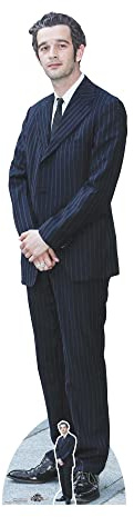 Star Cutouts CS1092 Matthew Healy Lifesize Cardboard Cutout with Mini – Indie Music Fan Display, Party Decoration & Collector Gift