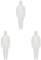 3M Coverall, White, 4500-W-2XL (Pack of 3)
