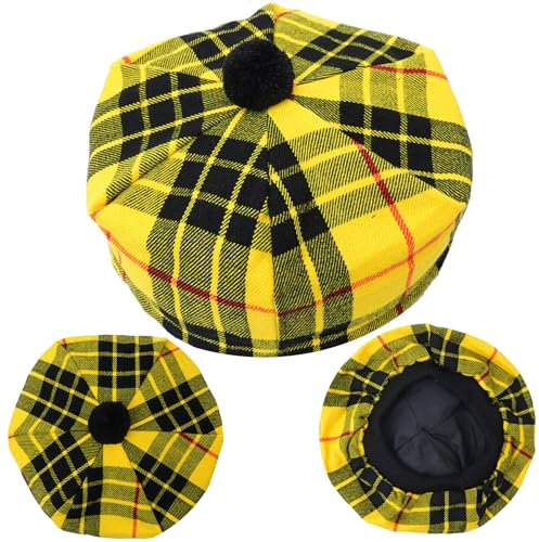 Highland Scottish Kilt Tam O' Shanter Acryl Wolle Tammy Hut/Cap One Size Verschiedene Tartans, Macleod von Lewis, Einheitsgröße