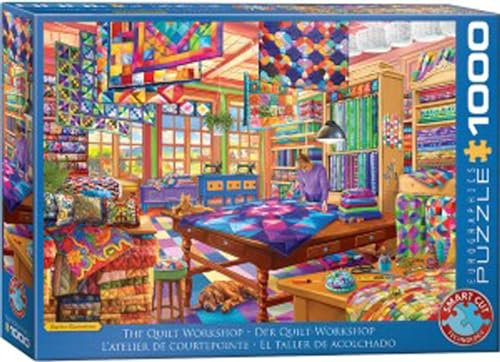 empireposter Der Quilt - Workshop - 1000 Teile Puzzle - Format 68x48 cm