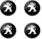 4 Stück Radkappen Aufkleber für Peugeot 108 406 407 408 206 207 208 306 307 308,Rad-Aufkleber Radnabenabdeckung Reifen Felgendeckel Aufkleber Abzeichen Sticker Zubehör