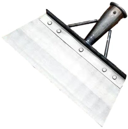 Cetfuro Pala de Limpieza, Pala Cuadrada de JardíN, Pala de Acero Al Manganeso, No Incluye Poste, Bordes de CéSped Ni EliminacióN de Malezas, 30 cm