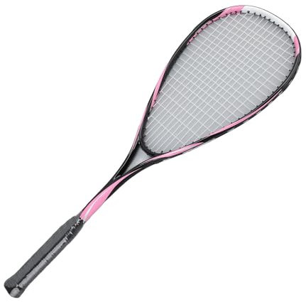 Squashschläger, Junior-Trainings-Squashschläger, Carbon, Leichter Anfänger-Squashschläger für die Gym Park School (Rot)