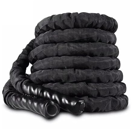 Cuerda de Batalla Viok Sport 9 Metros Negra – Battle Rope para Entrenamiento Funcional, Cross Training y Alta Intensidad – Uso Interior y Exterior