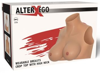 Hidden Desire - Alter Ego Wearable Breasts Crop Top With E-Cup