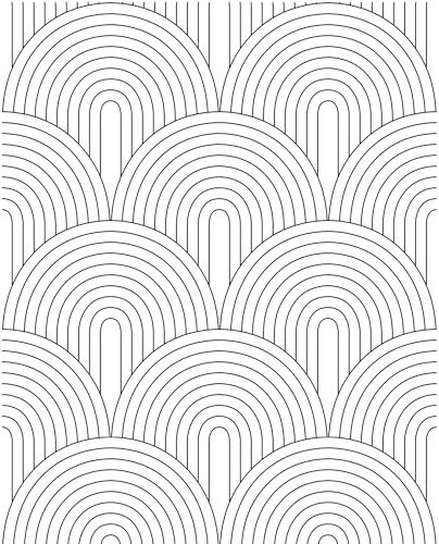 xupingjiti Papier peint autocollant - Film autocollant pour meubles - 44 x 300 cm - moderne et minimaliste géométrique à rayures, cuisine, rebord de fenêtre, armoire - Imperméable