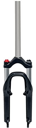 Mountain Bike Pieghevole da 20 Pollici con Sospensione Anteriore, Forcella in Lega di Alluminio, Freno A Disco, Forcella Ad Aria, Ammortizzatore