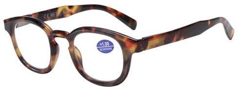 NEW VISION Lesebrillen, Blaulichtfilter Brille Herren, Blaulichtfilter Brille Damen, NV1591B (BROWN, 1, Dioptrien)