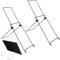 Zunishaone Lot de 2 supports de panneau solaire en acier - Pliable et réglable - Pour camping-car, toit, bateau - Support de panneau solaire portable et robotique pour l'extérieur, le camping et en