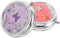 GALPADA 2 Piezas Estuche Portátil de Maquillaje Metálico Vacío de Colores para Cosméticos para Concealer y Lápiz Labial Compacto y Ligero