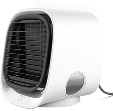 Aira Breeze Luftkühler, Airabreeze Kleine Klimaanlage für Zimmer, Tischventilator mit Wasserkühlung, Tragbarer Klimaanlagen Ventilator Usb-Betriebener Luftkühler