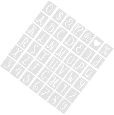 Sewroro 42 Pezzi Stencil e Riutilizzabili Pet per Pittura Spray Progetti Artistici e Decorazioni per Casa per Scuole e Fai da Te Materiale Sicuro e Facile da Riporre