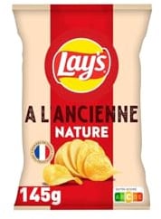 LAY'S Patatas fritas Receta tradicional: Natural - 22 paquetes de 145 g