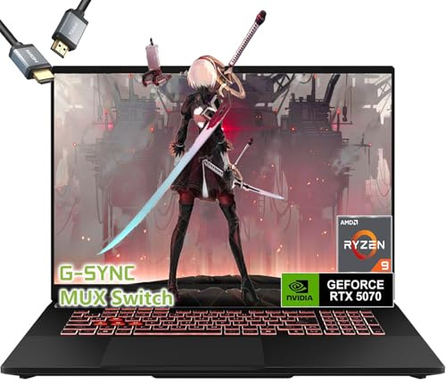 ASUS TUF A16 Gaming Laptop RTX 5070 MUX Switch - AMD Ryzen 9 270 Beat i9-12950HX -16“ FHD+ Display G-SYNC -32GB RAM -2TB SSD -RGB Backlit Keyboard -Webcam -2025 Portatil Gamer PC Copilot