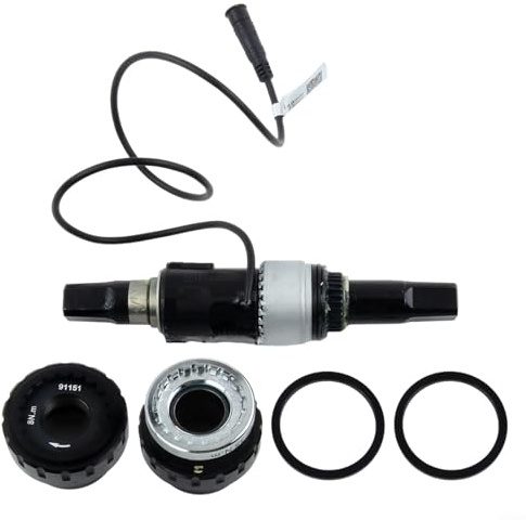 Yuanpgky Elektrischer Drehmomentsensor für Antriebsachse, 73 mm Tretlager mit 6-poligem Kabel, kompatibel mit Serienmotoren, 148 mm Mittelachsenlänge,