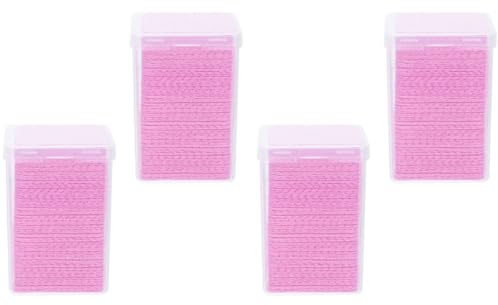 SKISUNO Nagellack Entferner Pads Wimpernkleber 800 Stück Baumwolltücher Fusselfrei für Wimpernverlängerung Nagelpflege und Professionelle Anwendung im Salon