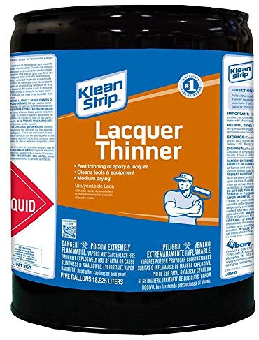 Klean-Strip Green CML170 Lacquer Thinner, 5-Gallon, 5 Gallon