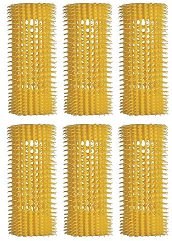 Olivia Garden Jet Set EZ Grip Self-Gripping Curlers - Hair Rollers for Setting or Perming - Style Curls and Waves, 1 1/4 - 6 Count