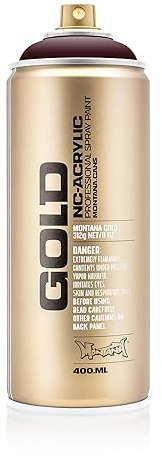 Montana Cans 285486 Spray Dose Gold, Gld400, 8115, 400 ml, Wine Red