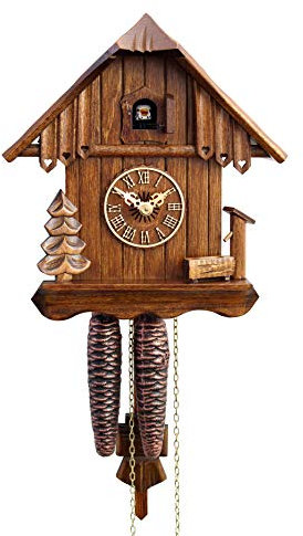Kuckucksuhren 1 Tag Schwarzwaldhaus 20 cm