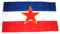 Fahne / Flagge Jugoslawien Stern 90 x 150 cm Flaggen