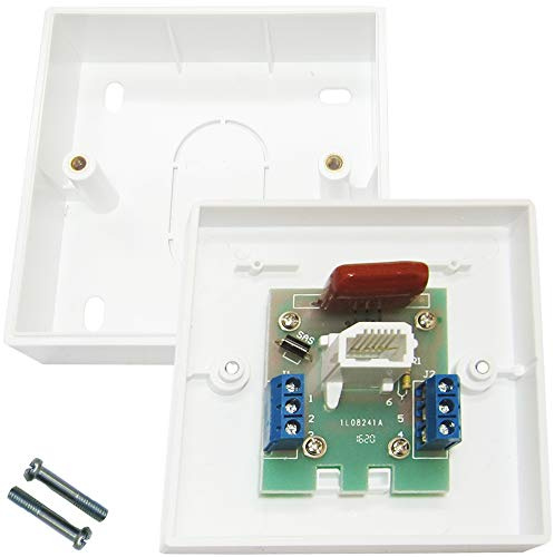 Loops BT MASTER SINGLE TELEPHONE SOCKET - IDC TERMINALS - WALL OUTLET FACE PLATE
