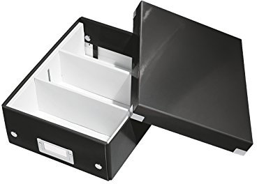 Leitz Organiser Box, Click and Store Range 60570095 - Small, Black
