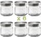 6 x Kilner Shaker Storage Jar with Shaker Lid Sprinkler Dispenser Pot Set, 250ml