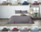 MISTRAL HOME Uni Einfarbig Wende Bettwäsche Edel Perkal 100% Ägyptische Baumwolle, Maße:135 cm x 200 cm, Farbe:Pristine-Dark Grey