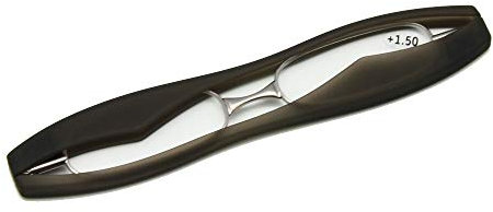 EnzoDate 3er-pack Big Frame Podreader Falt Lesebrille Mini Pocket Reader alterssichtigen Gläser