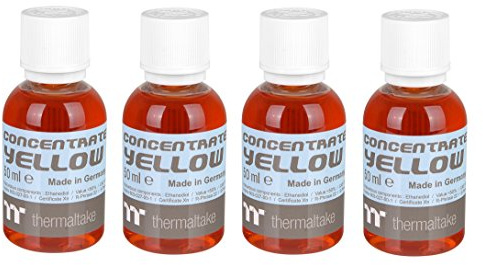 Thermaltake TT Premium Farbkonzentrat (für Wasserkühlflüssigkeiten, 4 x 50ml) gelb