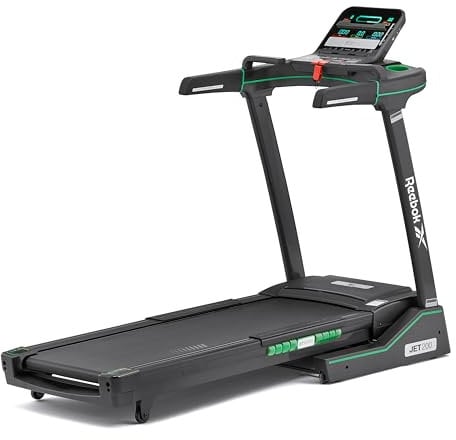 Reebok Unisex Adult Jet 200 Series Bluetooth Treadmill - Black, One Size