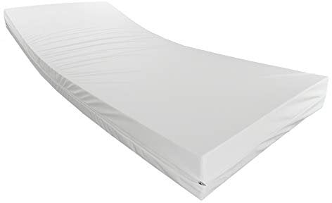 AM Qualitätsmatratzen wasserdichte Matratze Fuer Pflegebett 80x200 - Made in Germany - Inkontinenzmatratze für die Heimpflege 12 cm - Krankenbett Matratzen Fuer Senioren mit festen Sitzkanten