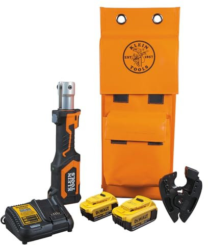 Klein Tools BAT207T44H Cable Cutter for ACSR, Power Tool Runs on 4 Ah DeWALT 20V Batteries