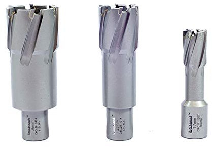 Rotabroach TCT Annular Cutter Mag Drill Bit - Tungsten Carbide Tip, Perfect for Various Tough Steels (up to 1400 N/mm².), Aluminum and Cast Iron | 35mm DOC, 12MM Diameter