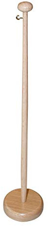 Tischbannerständer mit Sockel (Holz Natur)