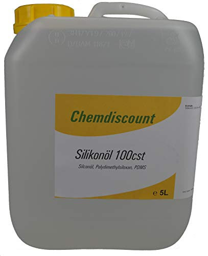 5Liter reines Silikonöl 100cst Siliconöl, Pouring, Laufbandöl, Latexpflege