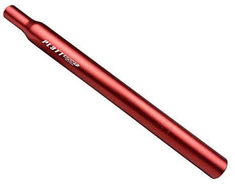 PLATT Fahrrad Sattelstütze Aluminiumlegierung MTB Sattelstütze 25,4 350mm,Rot