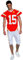 Rubie's Herren Kostüm Footballspieler Karneval Fasching Gr. XL