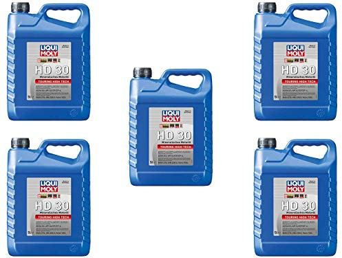 5X Original Liqui Moly 5L Touring High Tech HD 30 Motoröl Motorenöl Öl Oil 1265