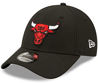 New Era Chicago Bulls NBA Diamond Era Black 9Forty Adjustable Cap - One-Size