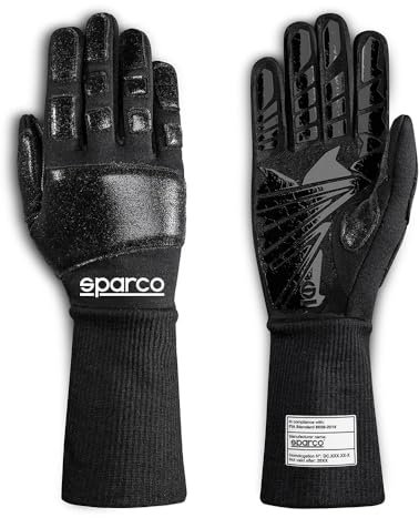 Sparco 00131713NR GUANTES R-MECA TALLA 13 NEGRO