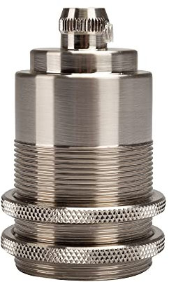 Mextronic Vintage-Lampensockel aus Nickel (E27)
