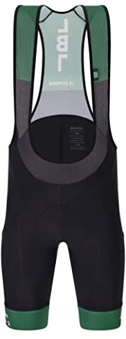Santini Salopette Ciclismo Road Liegi Bastogne Liegi (L, Nero)