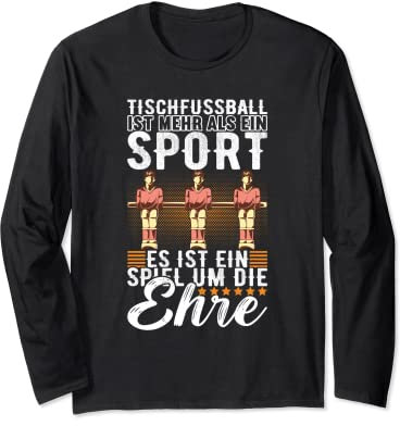Tischfussball Figuren Trikot Tischkicker Zubehör Kickern Langarmshirt