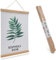 LIKARTO Premium-Posterleiste Holz Eiche A3 | 30 cm - Hochwertige magnetische Bilderleiste aus Echtholz inklusive Lederband - Einfaches Bilder aufhängen