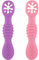HOMYBABY® Cuilleres Bebe 1er Age - Cuillere Bébé Apprentissage en Silicone Alimentaire LFGB - Pre Cuillere DME bebe - Couverts Adaptés à la Dentition