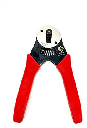 GIZWIZ DT Deutsch Geschlossener Zylinder D-Sub 4-Wege-Ratschen-Crimpzange AWG 20-26 DIN 0,5-0,14 mm²