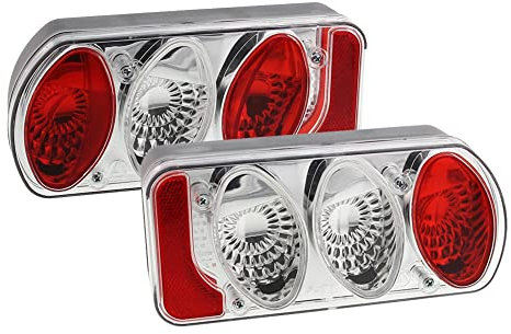 The Drive RL40 Rückleuchten Set 220x100mm für Anhänger, Fahrradträger, Trailer